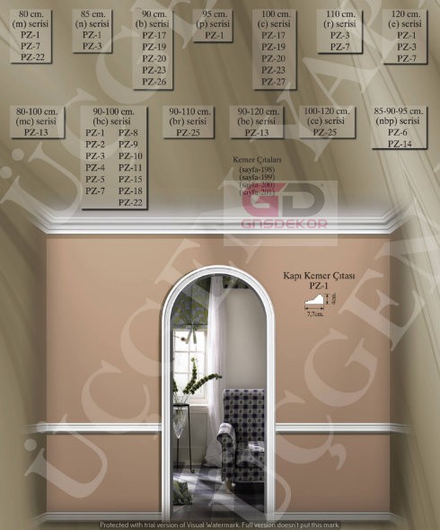 alçı kemer modelleri